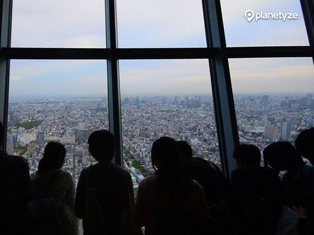 You can observe the view of the entire city of Tokyo from Skytree&acirc;s observation